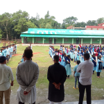 শিক্ষক ও শিক্ষার্থীদের অংশগ্রহণে প্রাত্যহিক সমাবেশ